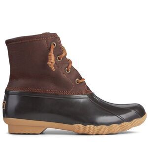 Sperry Saltwater Brown & Black ‘Tan’ Leather Duck Boot